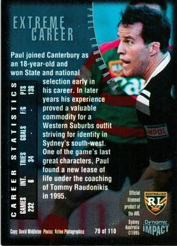 1995 Dynamic ARL Series 3 #079 Paul Langmack Back